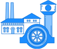 wheel, water tower, water treatment, plant