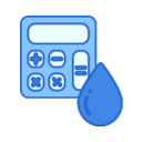water and caclulator